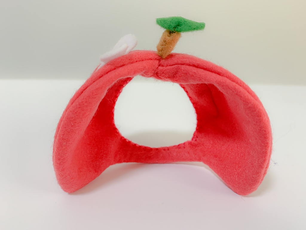 【型紙/Pattern】りんご・もも・みかんの帽子/Apple・Peach・Orange Hat