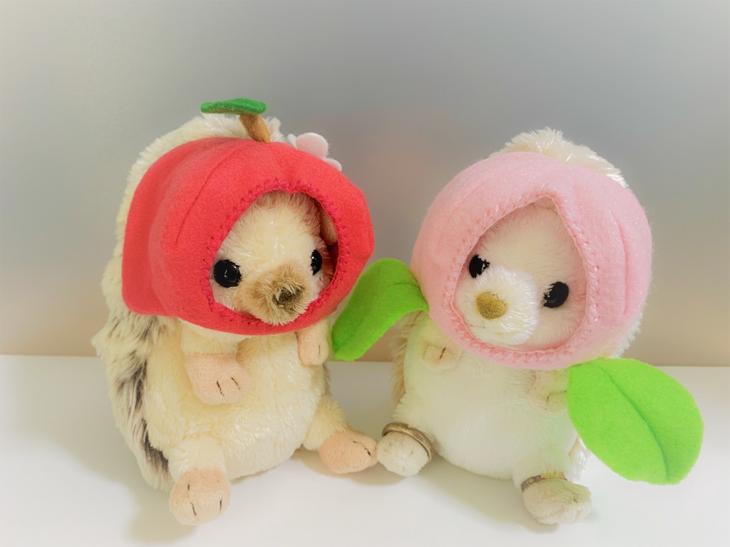 【型紙/Pattern】りんご・もも・みかんの帽子/Apple・Peach・Orange Hat