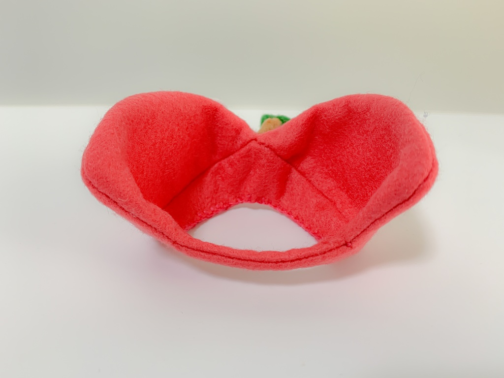 【型紙/Pattern】りんご・もも・みかんの帽子/Apple・Peach・Orange Hat