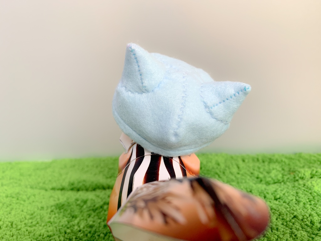 【型紙/Pattern】猫耳のキャスケット帽/Cat ears newsboy cap