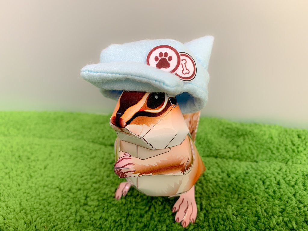 【型紙/Pattern】猫耳のキャスケット帽/Cat ears newsboy cap