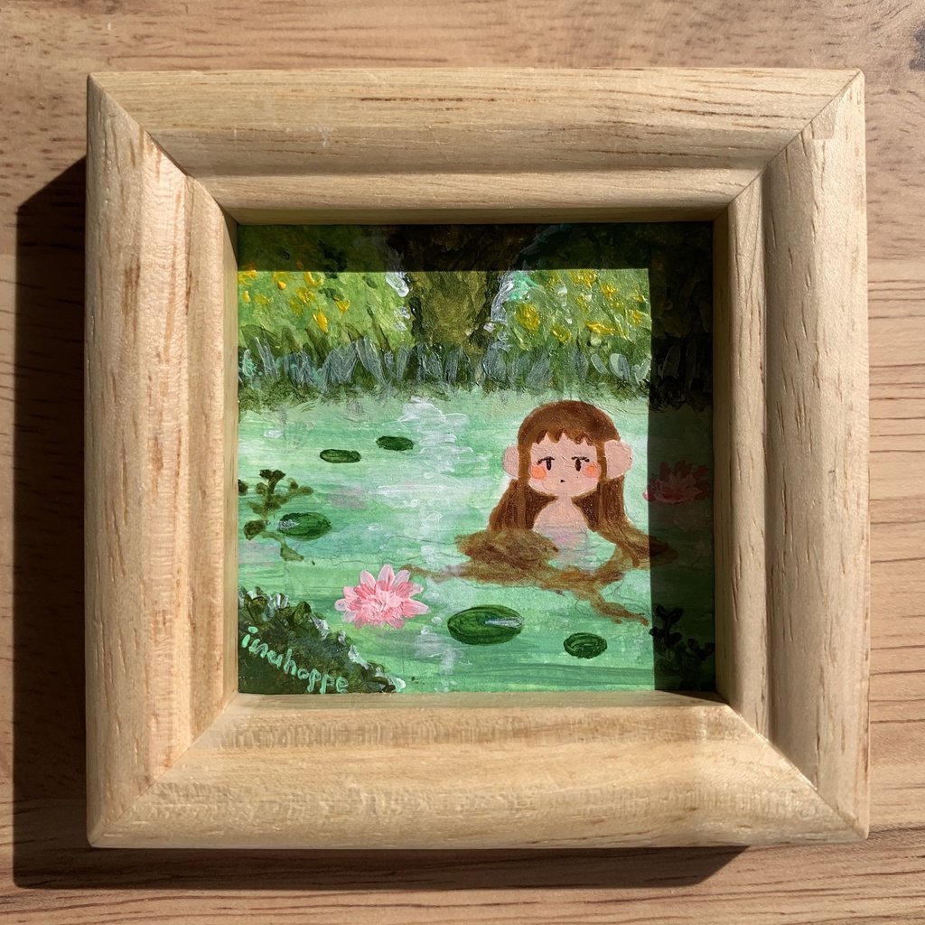 池の女の子