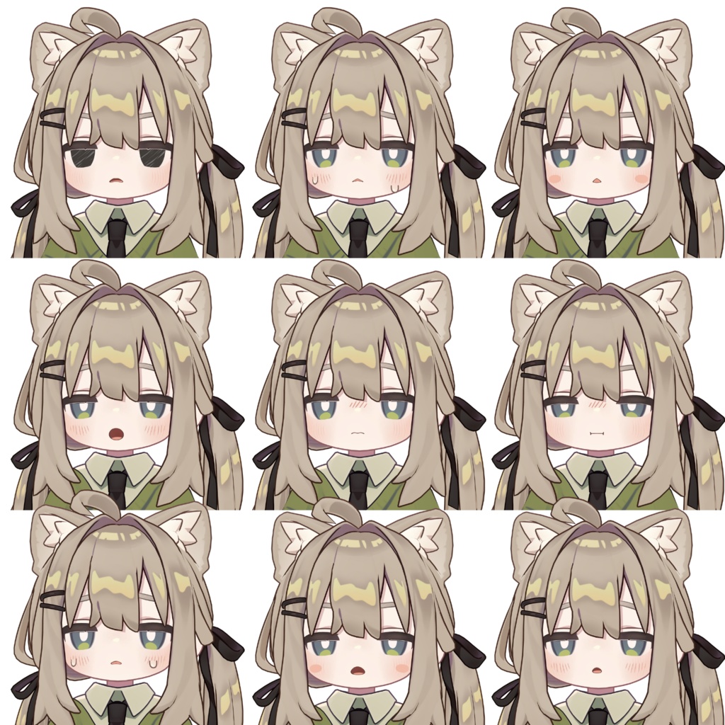 【Kipfel/キプフェル用】白瞳孔表情セット