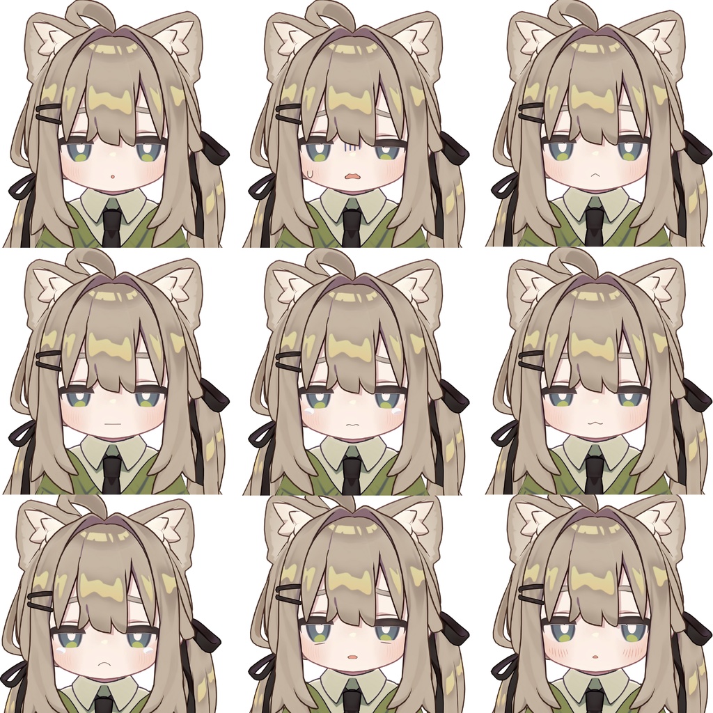 【Kipfel/キプフェル用】白瞳孔表情セット