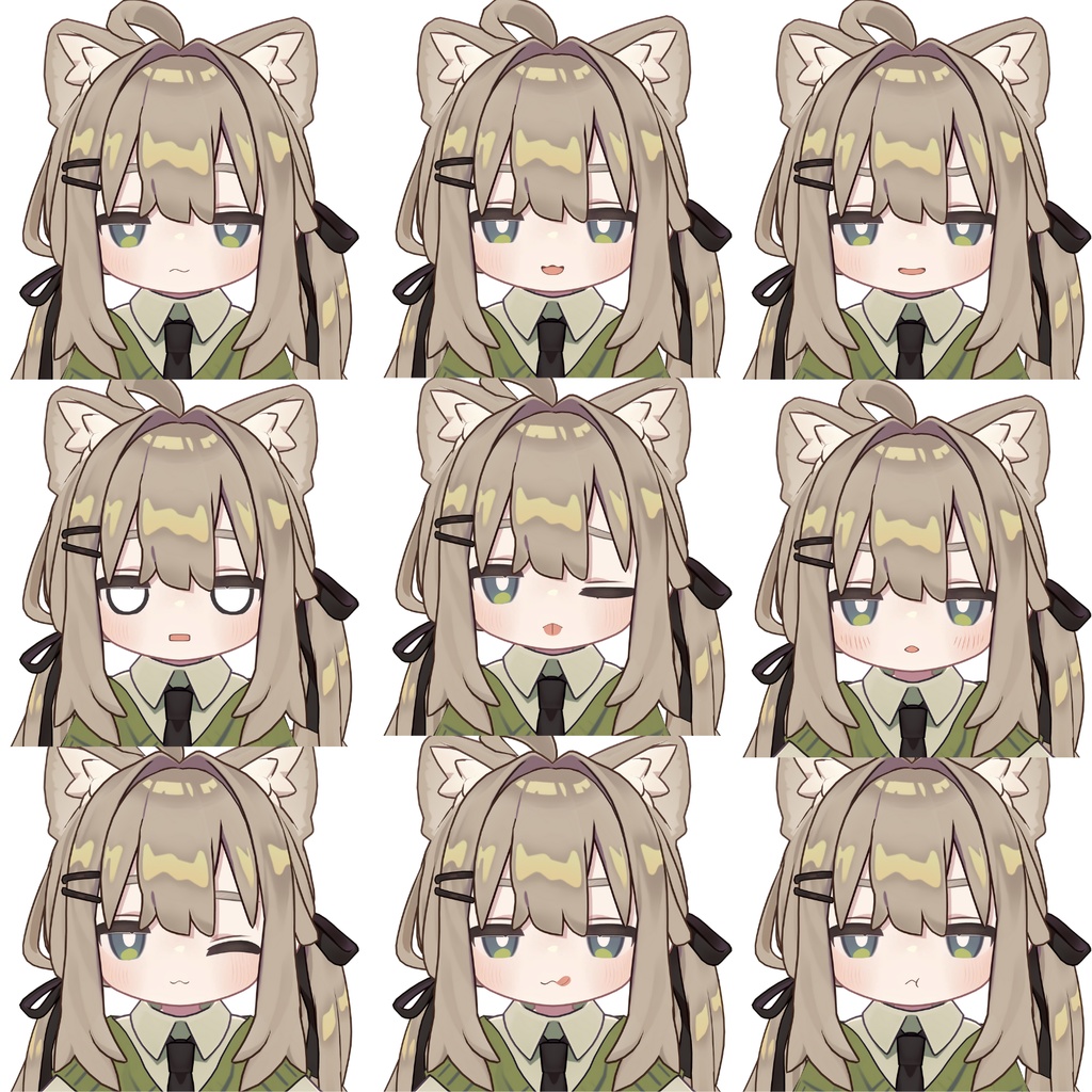 【Kipfel/キプフェル用】白瞳孔表情セット