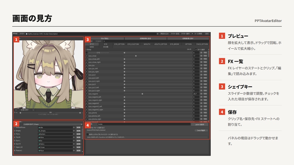 【無料】PPTAvatarEditor(PPAE)
