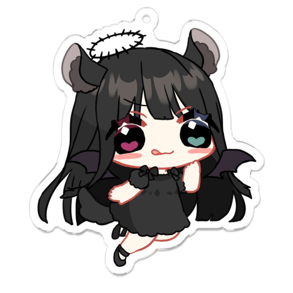 アクリルキーホルダー(あくま)