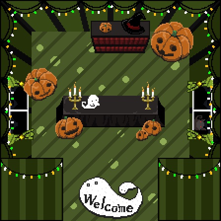 【PictSQUARE店舗外観】ハロウィンの部屋