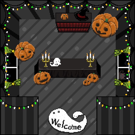 【PictSQUARE店舗外観】ハロウィンの部屋