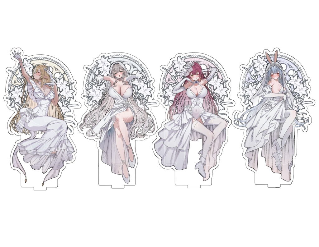 【ホロクル11th】ホロライブ3期生ウェディングアクリルスタンド