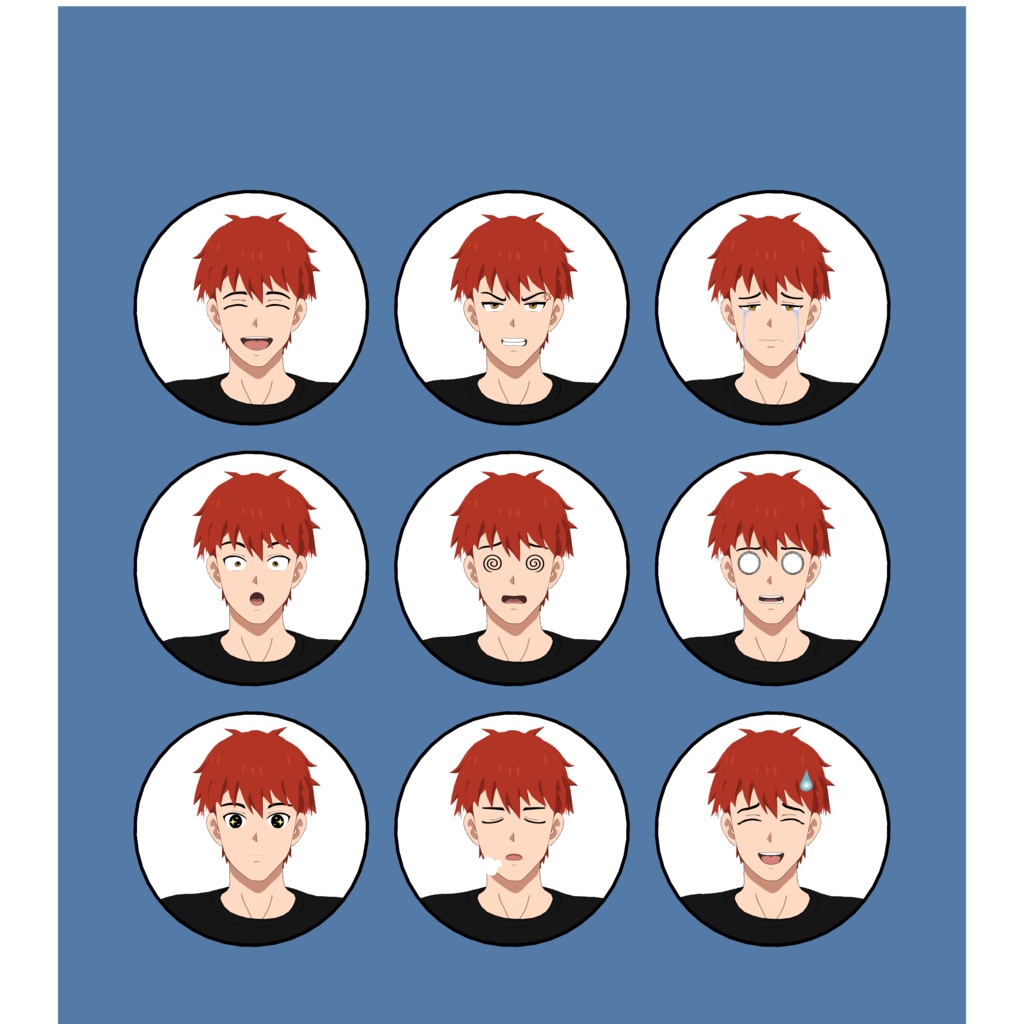 Leo Anime Style 3D Character for VTubing | Games and Animations