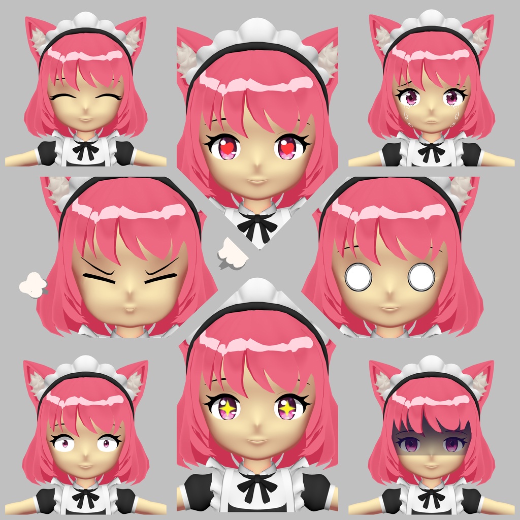 Mimi 3D Vtuber Model with ARKit Support