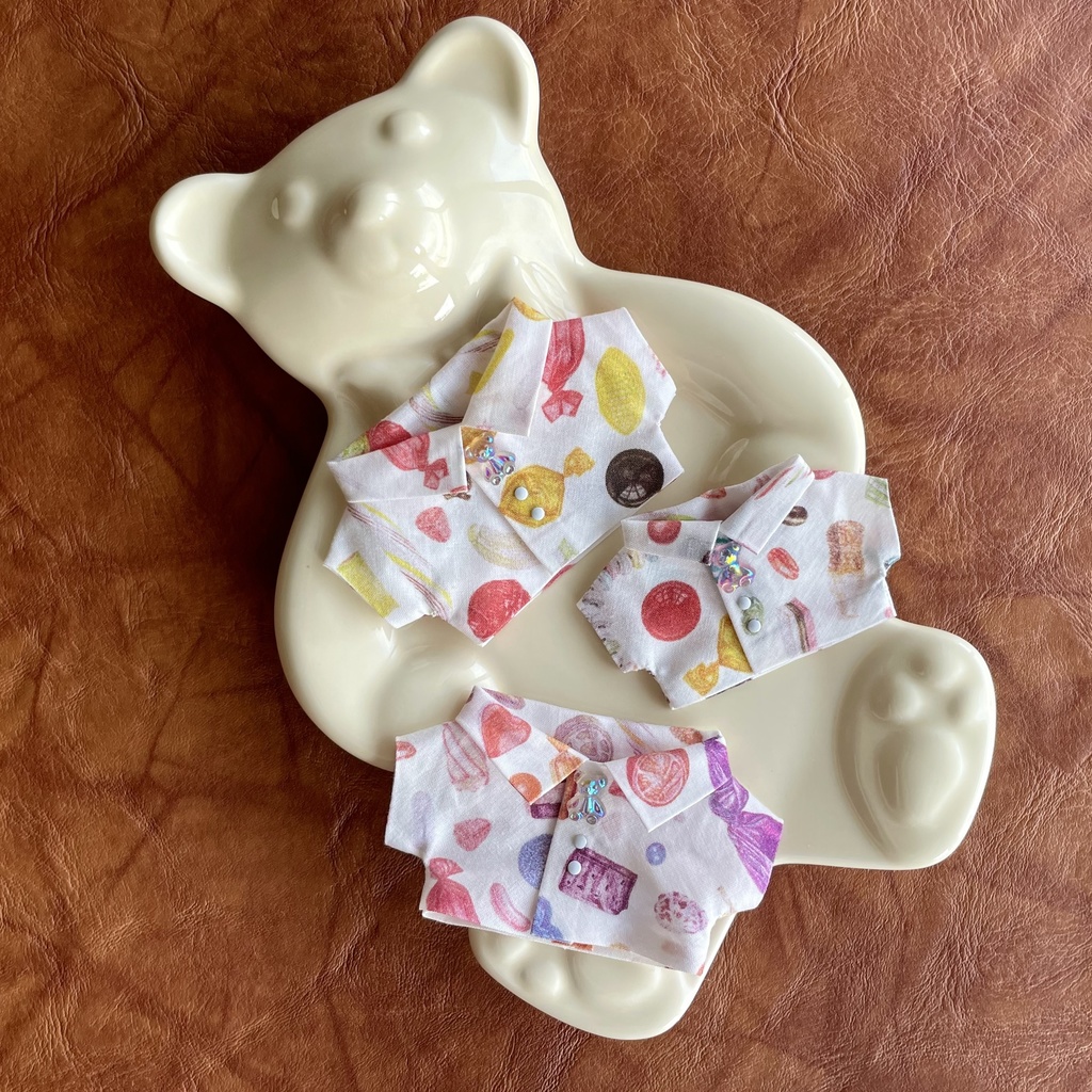 お菓子なシャツ  for 8cm🍬🍭🍫🧸