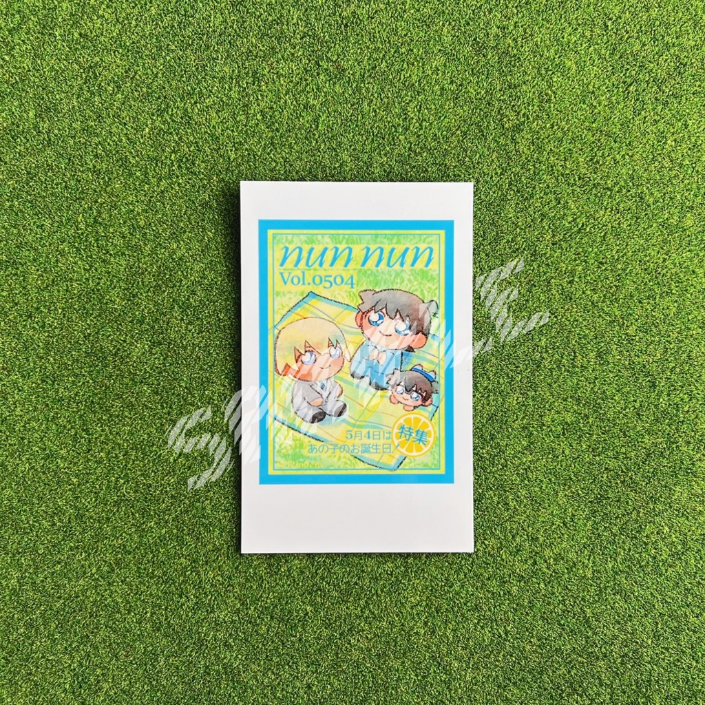 雑誌表紙風ミニカード