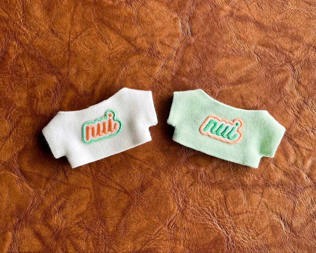 再販‎🧡‬nui‪💚刺繍ロゴティ