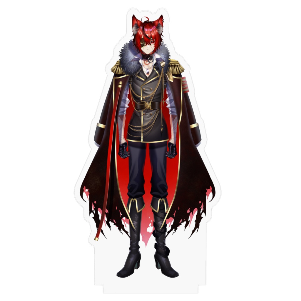 アクリルフィギュア 紅狼ロータスvtuber