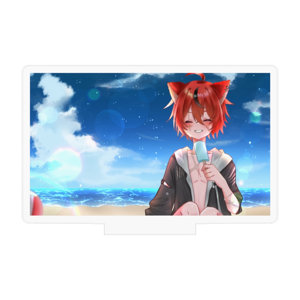 三カ月記念イラスト アクリルフィギア