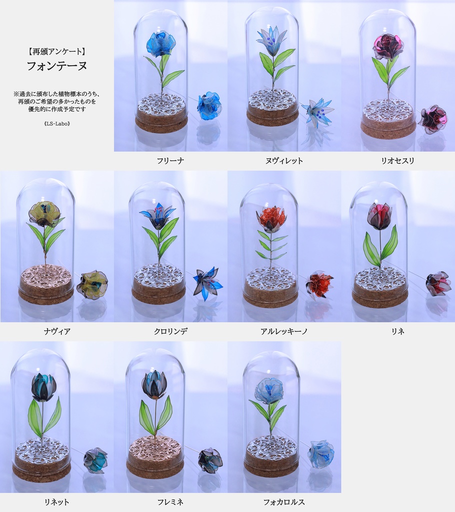【再頒】フォンテーヌ植物標本