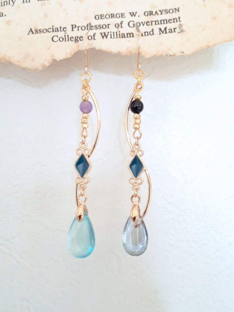 ツイステ ジェイド☆フロイドイメージピアス