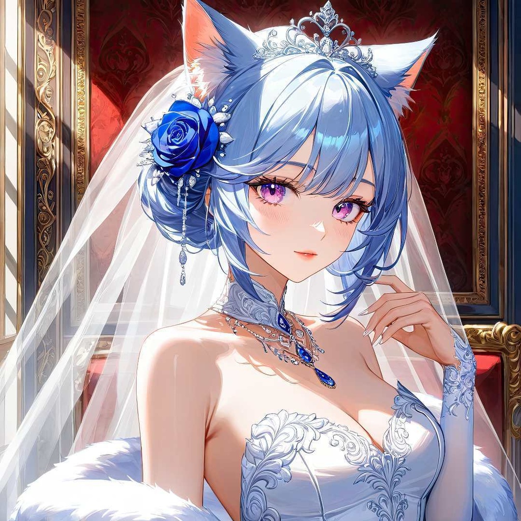 魅惑的な猫の花嫁