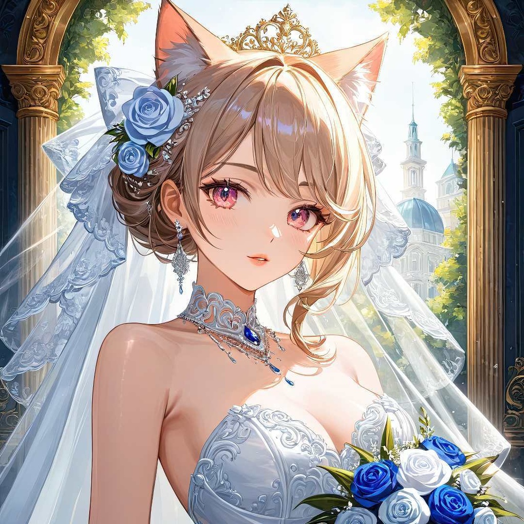 魅惑的な猫の花嫁