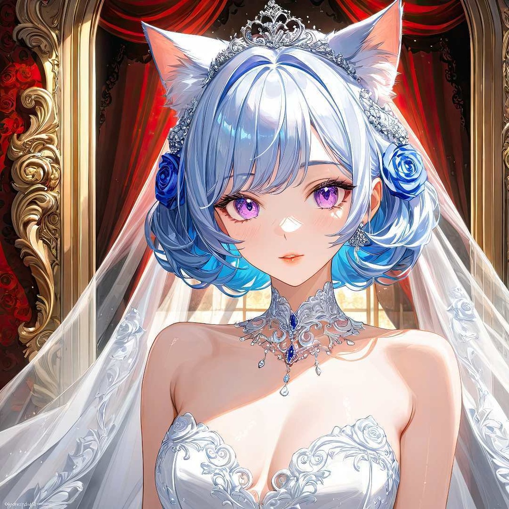 魅惑的な猫の花嫁