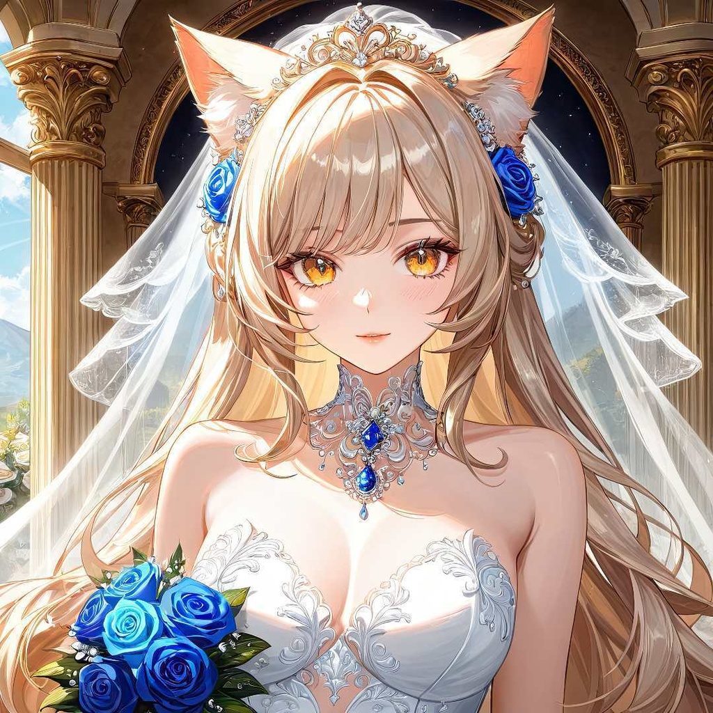 魅惑的な猫の花嫁