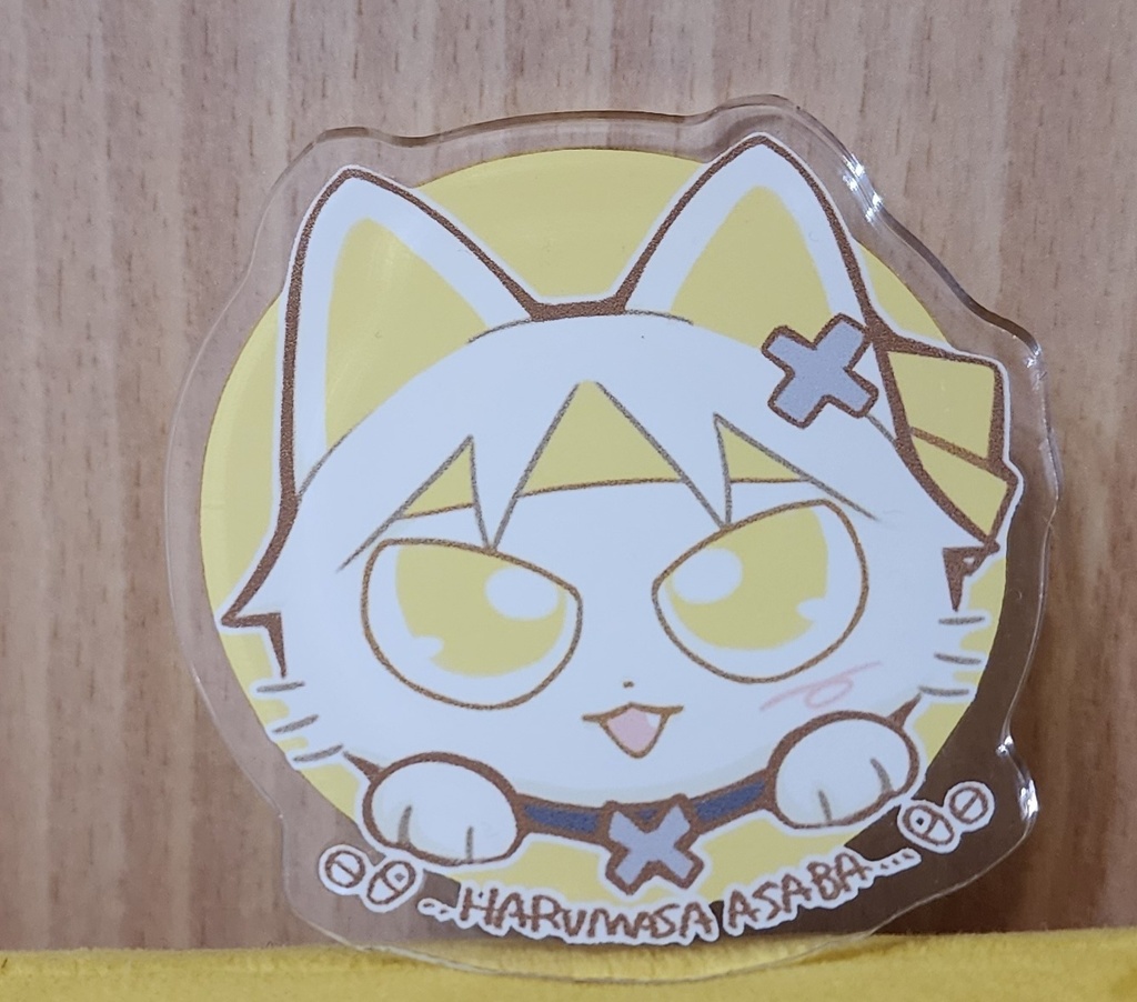 ねこはるまさ　スマホグリップ