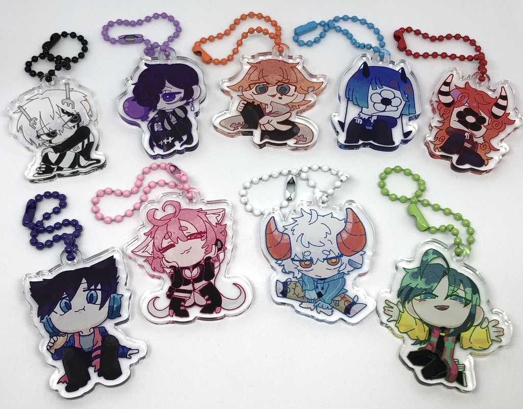 ランダムアクリルキーホルダー【BOX販売 全9種コンプリートセット】