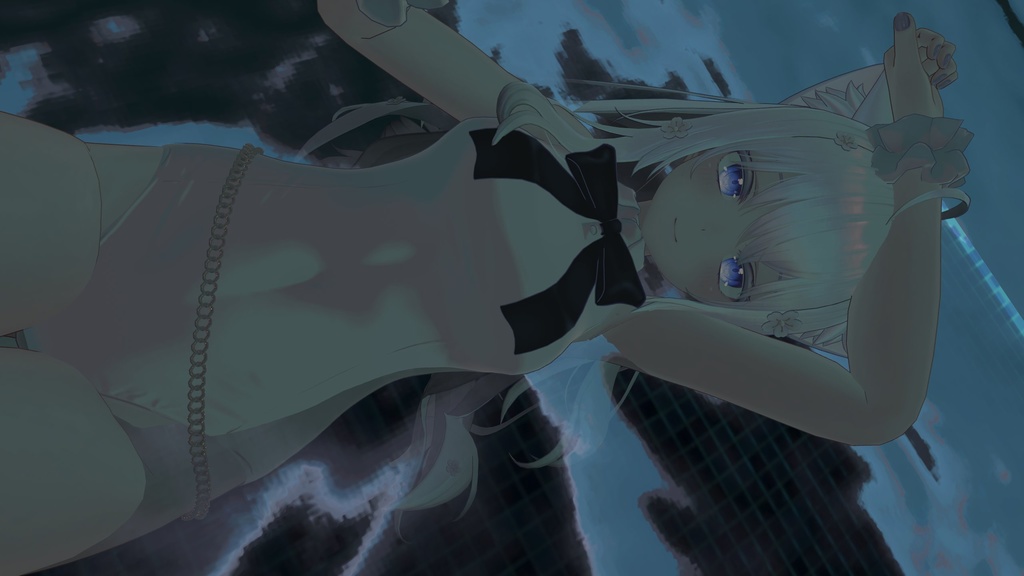 【萌専用水着】AliceBlue