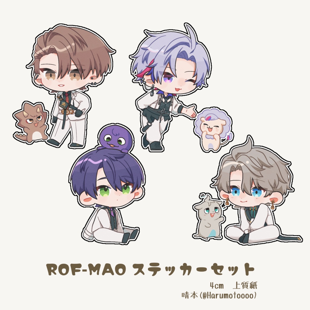 【非公式】ROF-MAO ステッカーセット