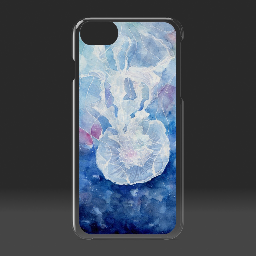 しずむクラゲのiPhoneケース