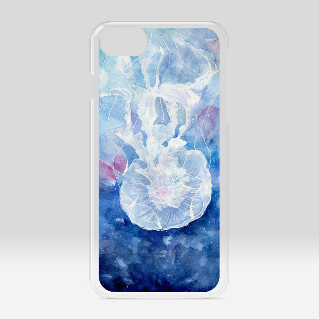 しずむクラゲのiPhoneケース