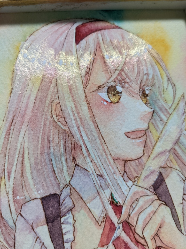 【1点物】アンナの色紙【千年戦争アイギス】