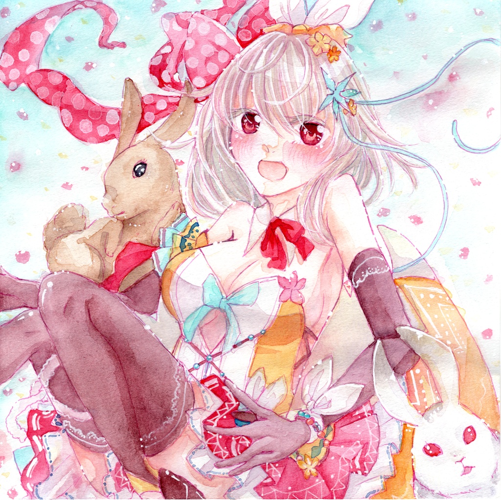 イースターリーフの原画【千年戦争アイギス】