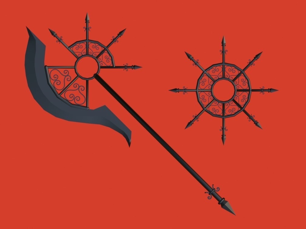 【てっさくちゃん】【無料/FREE】鉄柵ヘイロー&鉄柵ハルバード