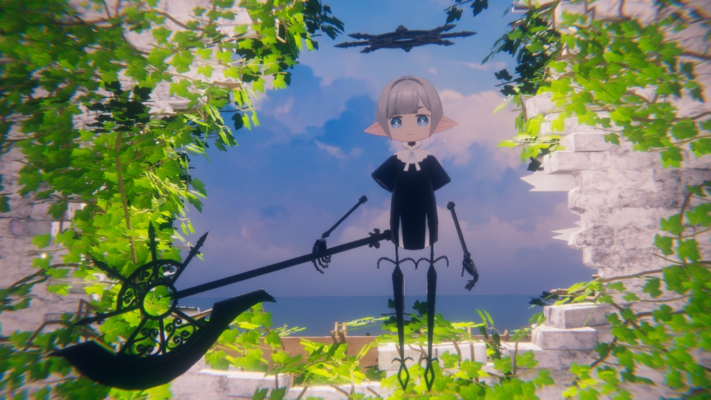 【てっさくちゃん】【無料/FREE】鉄柵ヘイロー&鉄柵ハルバード