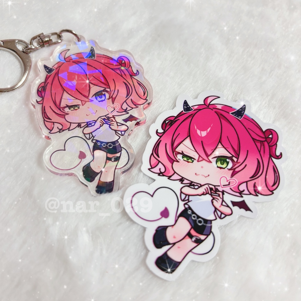 スマホステッカー(デビちゃん)