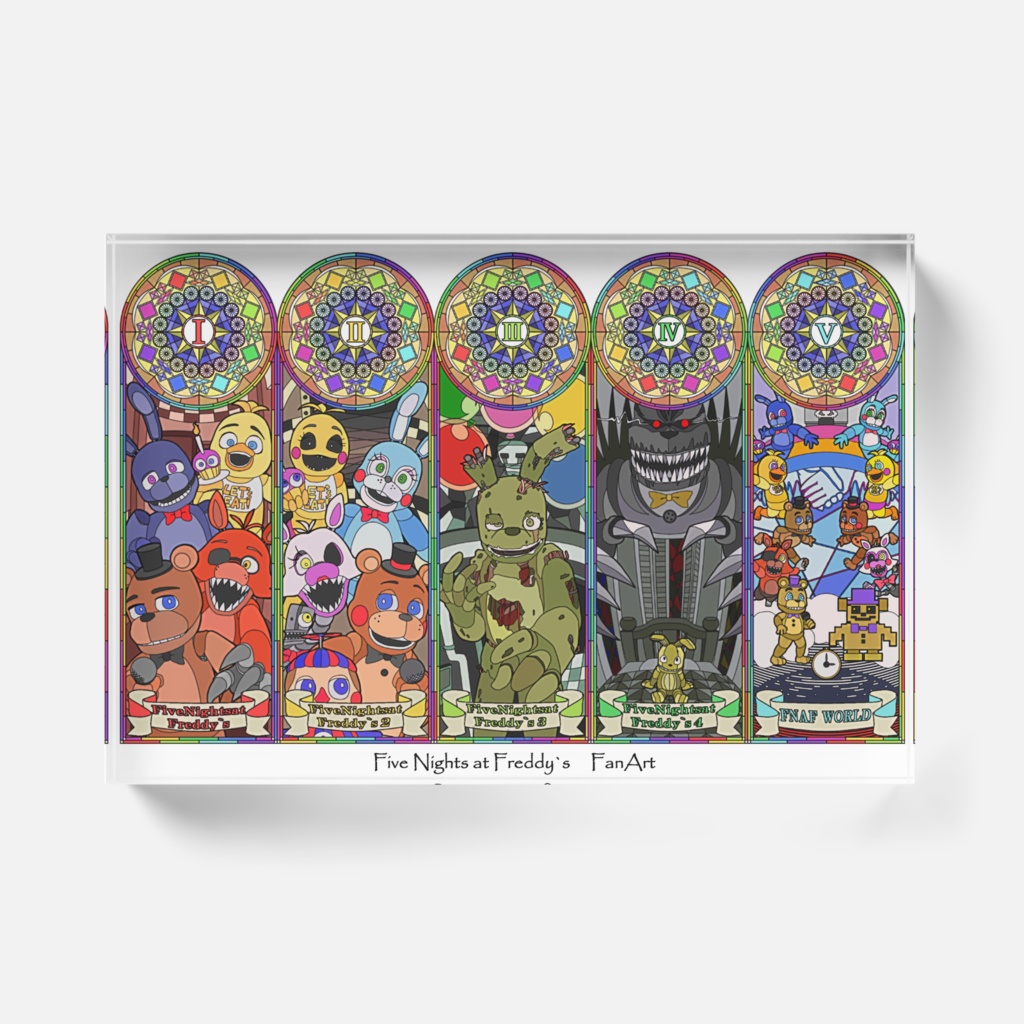 FNaF ステンドグラス風FANART