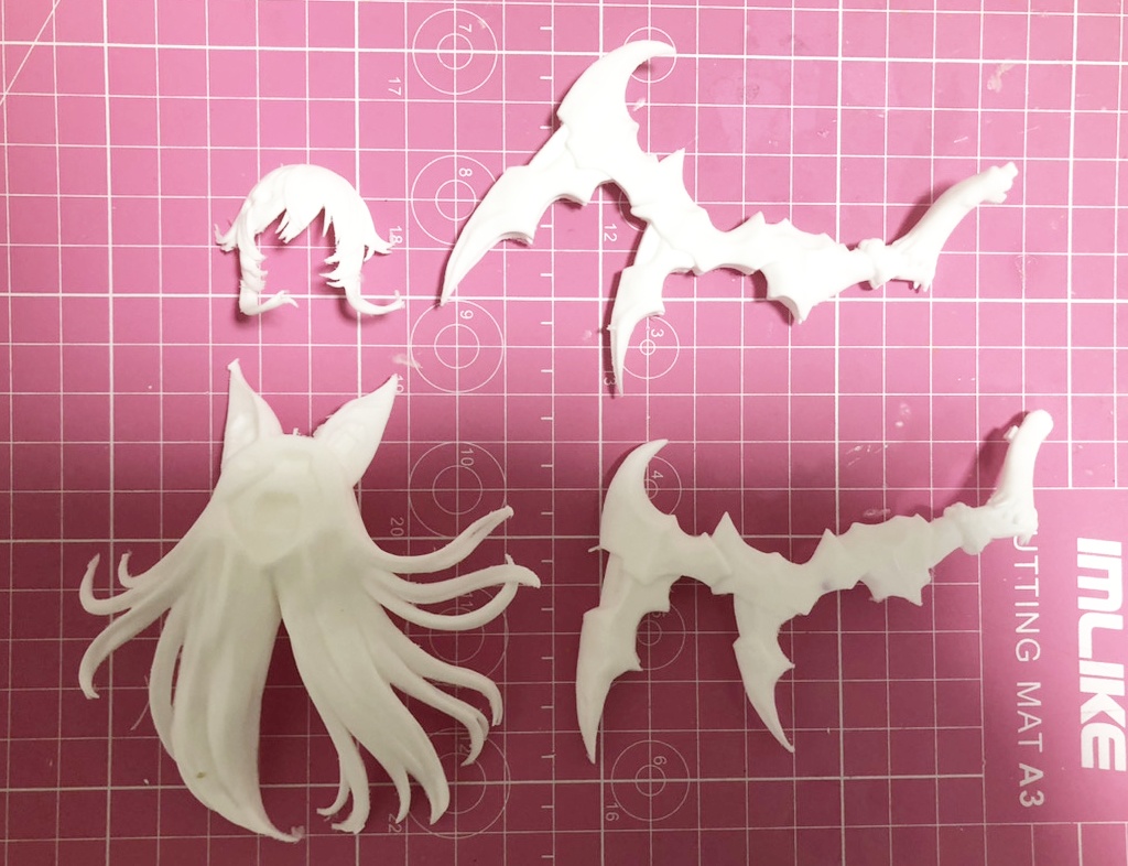 オリジナルガレージキット・蝙蝠妖怪のシュリ