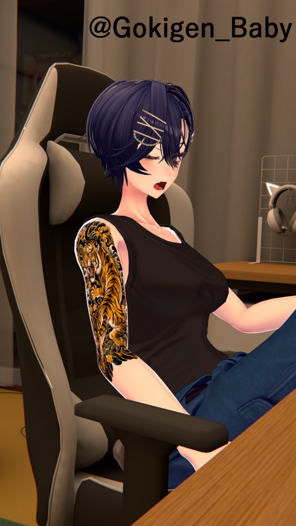 Tatoo texture 虎刺青