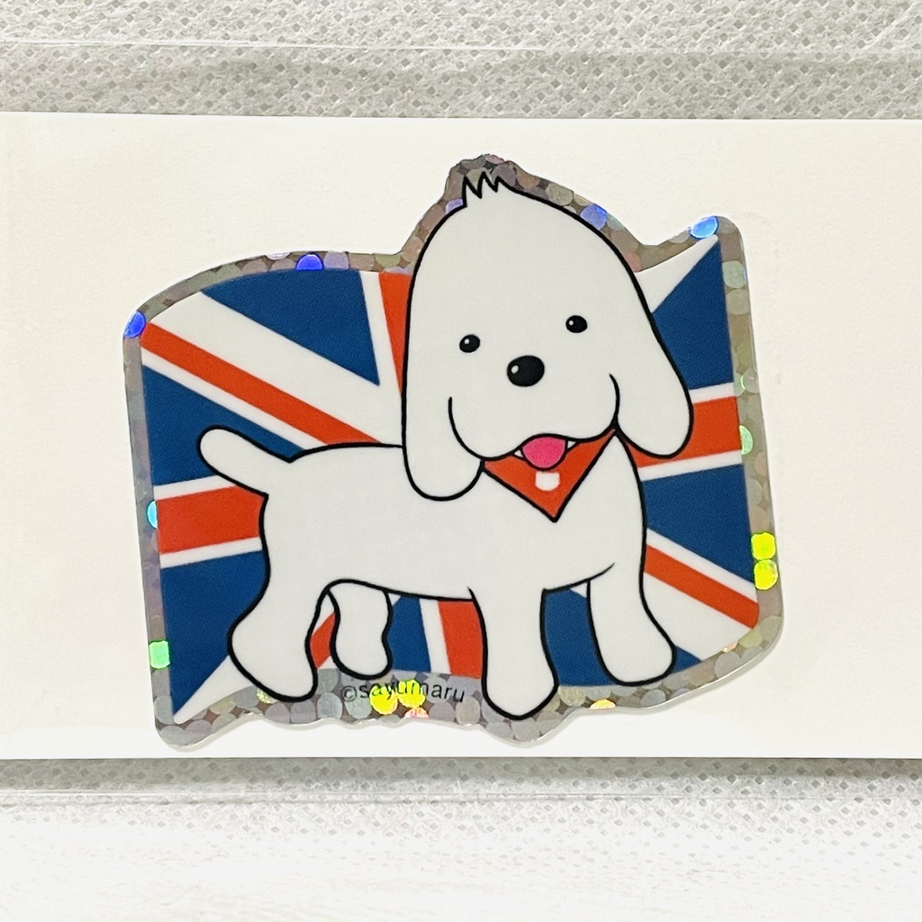 マシュマロ　キラキラステッカー