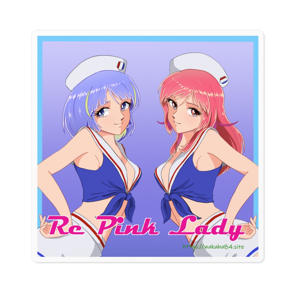 Ｒｅピンク・レディー ステッカーB