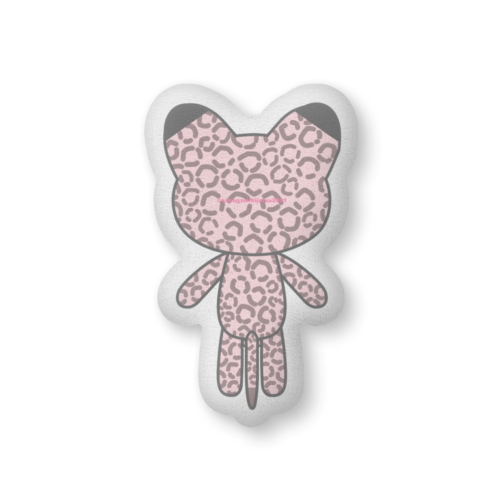 ヒョウKGMふかふかクッション