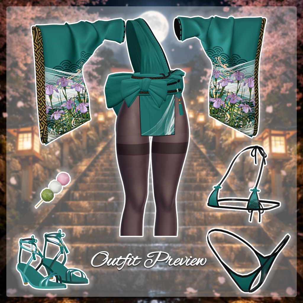 【着物】OneSideStyle【5アバター対応】