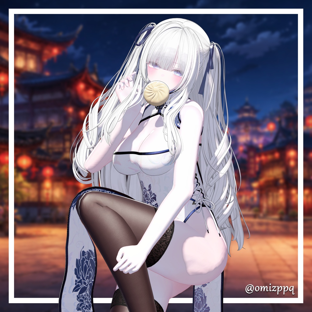 チャイナ服 -翠- 【6アバター対応】