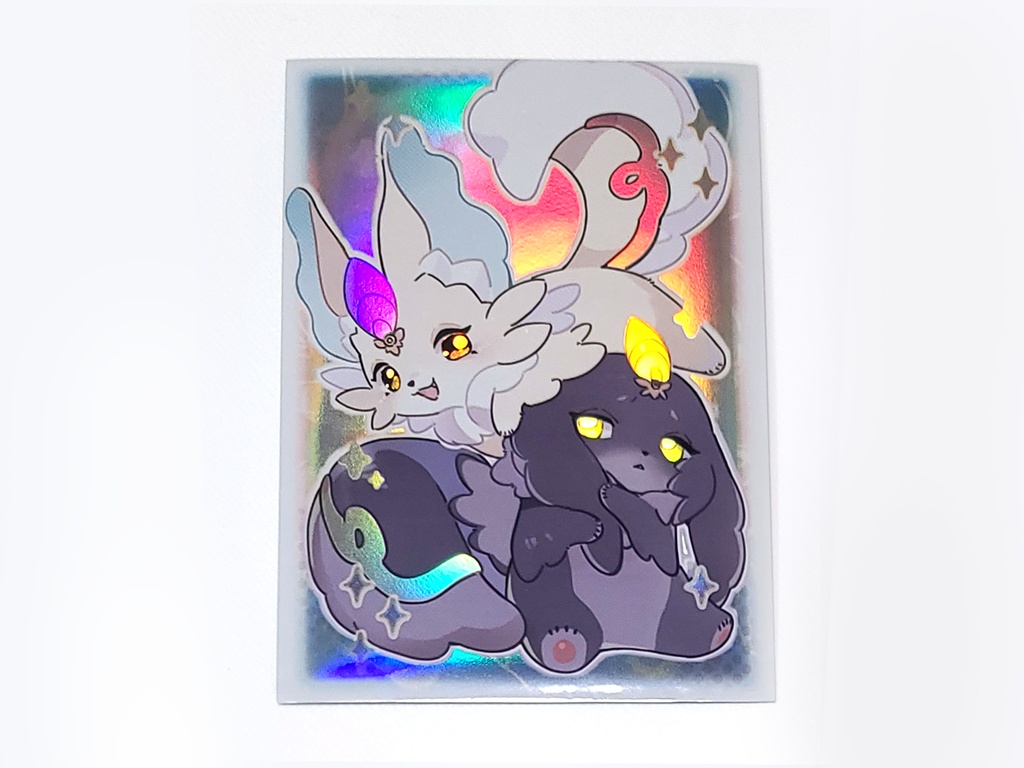 黒屋牌さん作 同人カードスリーブ『ピュアリィ』100枚入 / ホロ素材