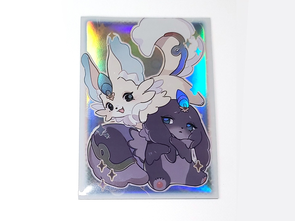 黒屋牌さん作 同人カードスリーブ『ピュアリィ』100枚入 / ホロ素材