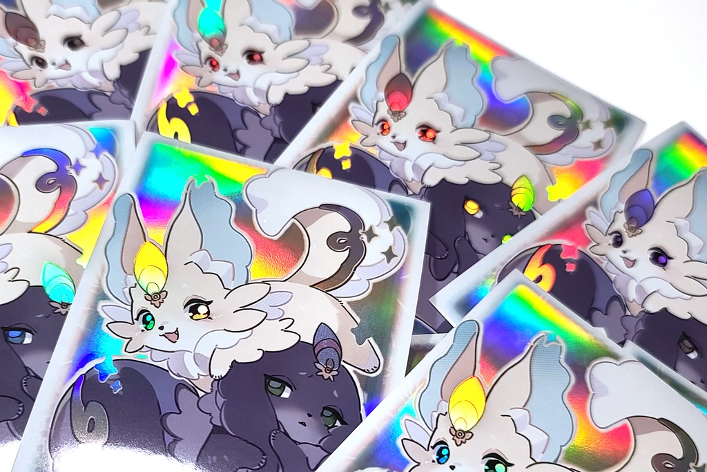 黒屋牌さん作 同人カードスリーブ『ピュアリィ』100枚入 / ホロ素材