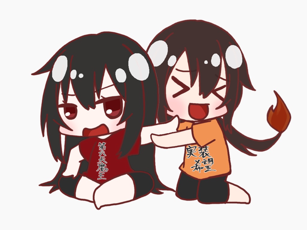 アクリルキーホルダー（ノッブとカッツ）